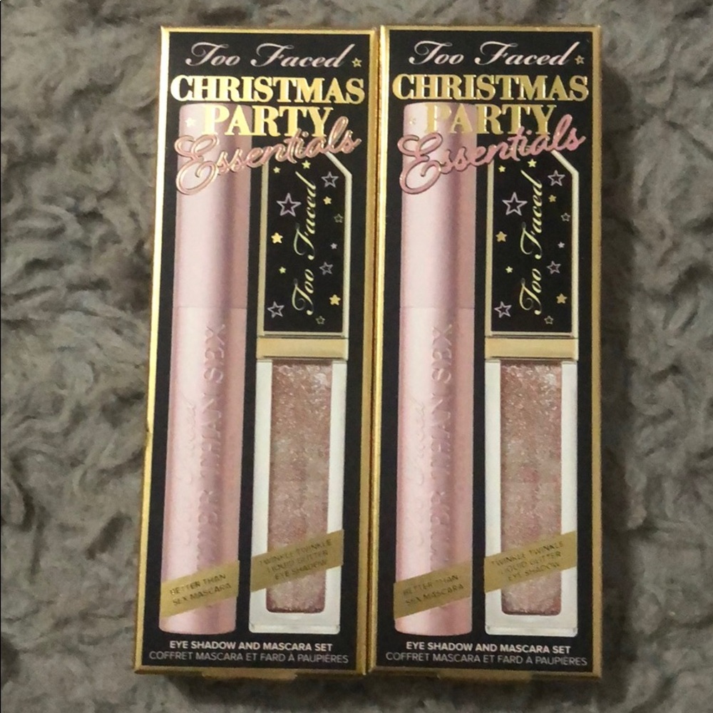 Too Faced eyeshadow and mascara set